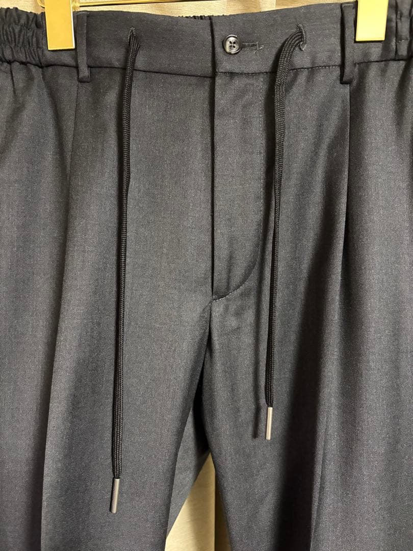 TAGLIATORE タリアトーレ1プリーツウールリラックスパンツ48 グレー