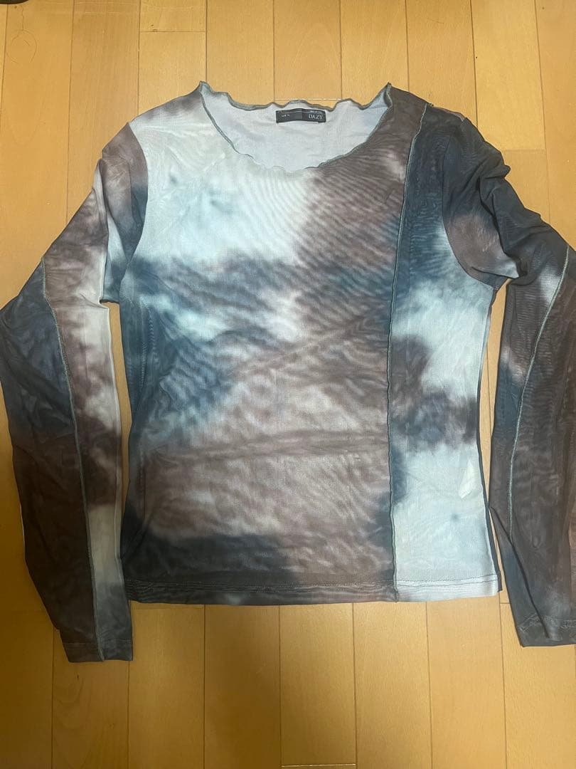 パワーネット　メッシュ　カットソー　Y2K シースルー