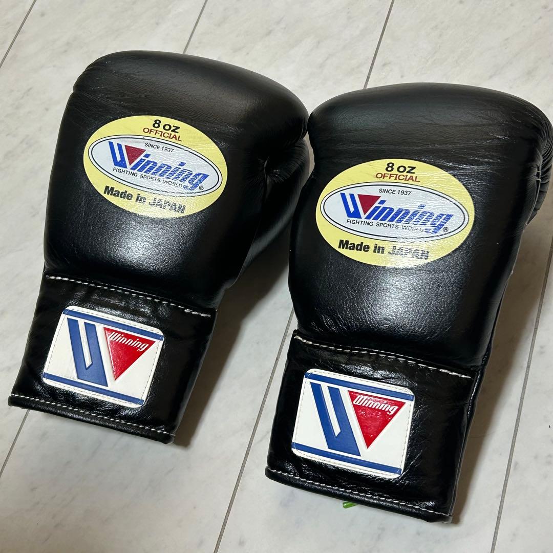 美品✨Winning ボクシンググローブ 8oz 試合用タイプ 日本製
