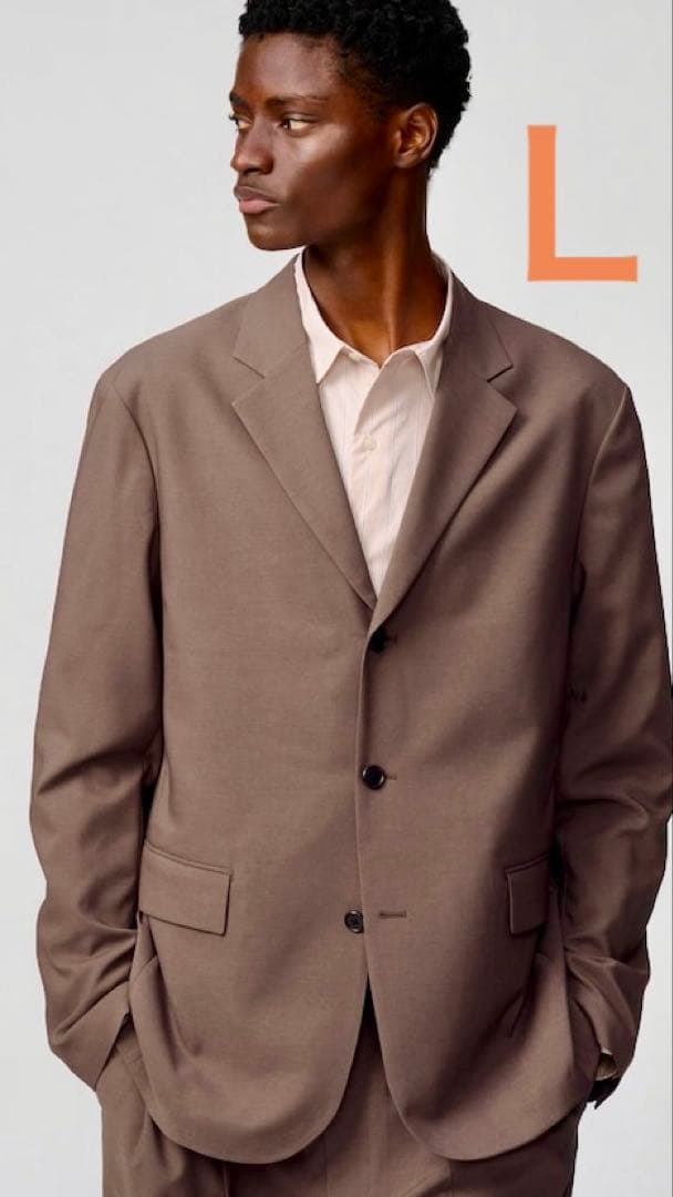 UNIQLO C 感動ジャケット　ダークブラウン　Ｌ　　完売品