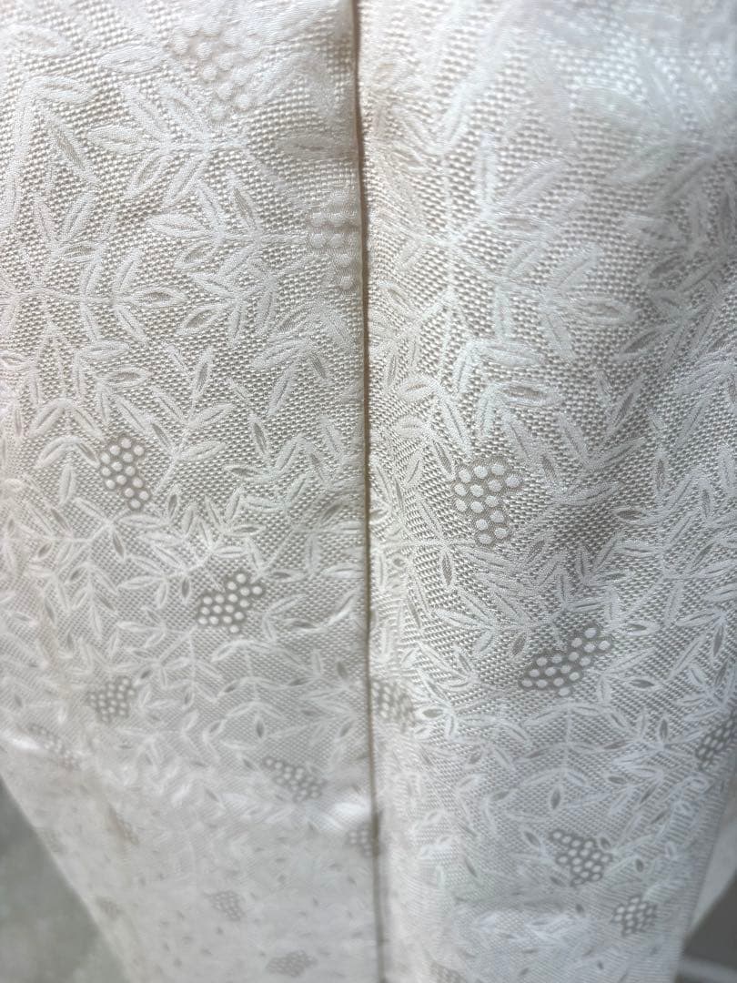 夏用　高級　長襦袢　正絹絽　美品　裄69.5 いしき宛　後ろひも通　ふくよかな方