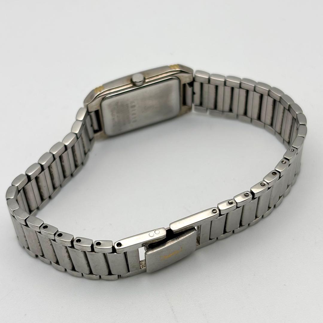 イヴサンローラン YSL ロゴ クオーツ 腕時計 レクタンギュラー コンビ