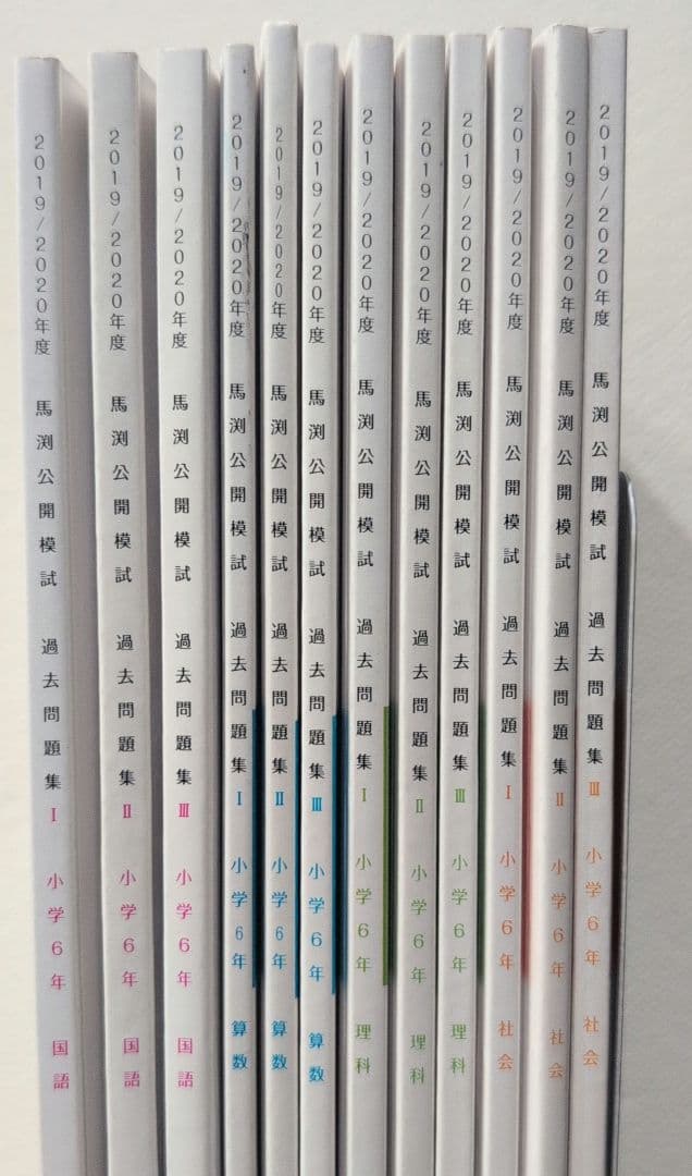 【馬渕公開模試】 過去問 (2019,2020年度) 6年生