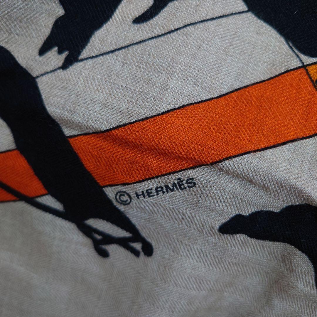 週末値下げエルメスカシシル140影絵遊びストール入手困難