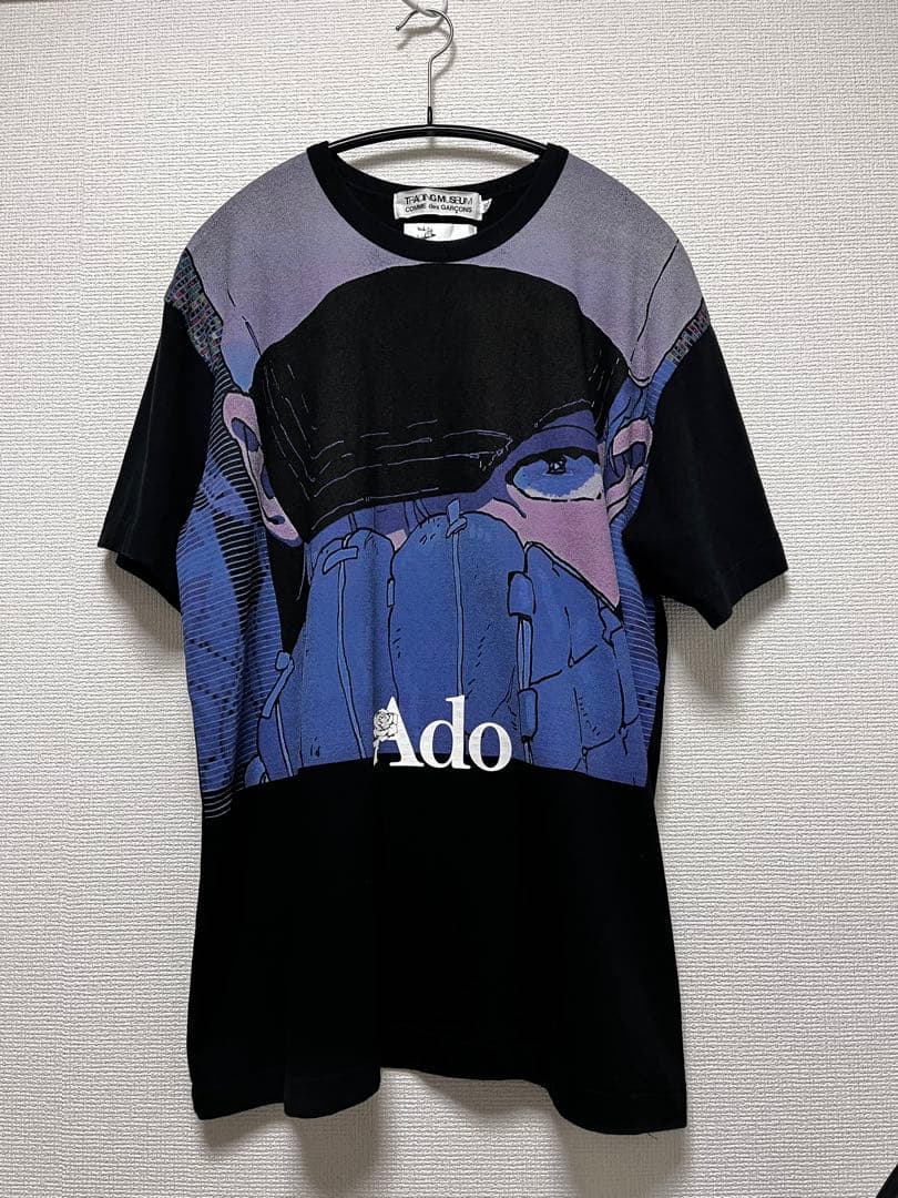 Ado COMME des GARÇONS Tシャツ ブラックXXL
