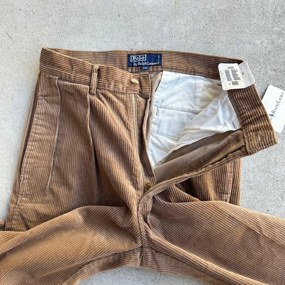 新品 90年代 POLO Ralph Lauren パンツ コーデュロイ W28
