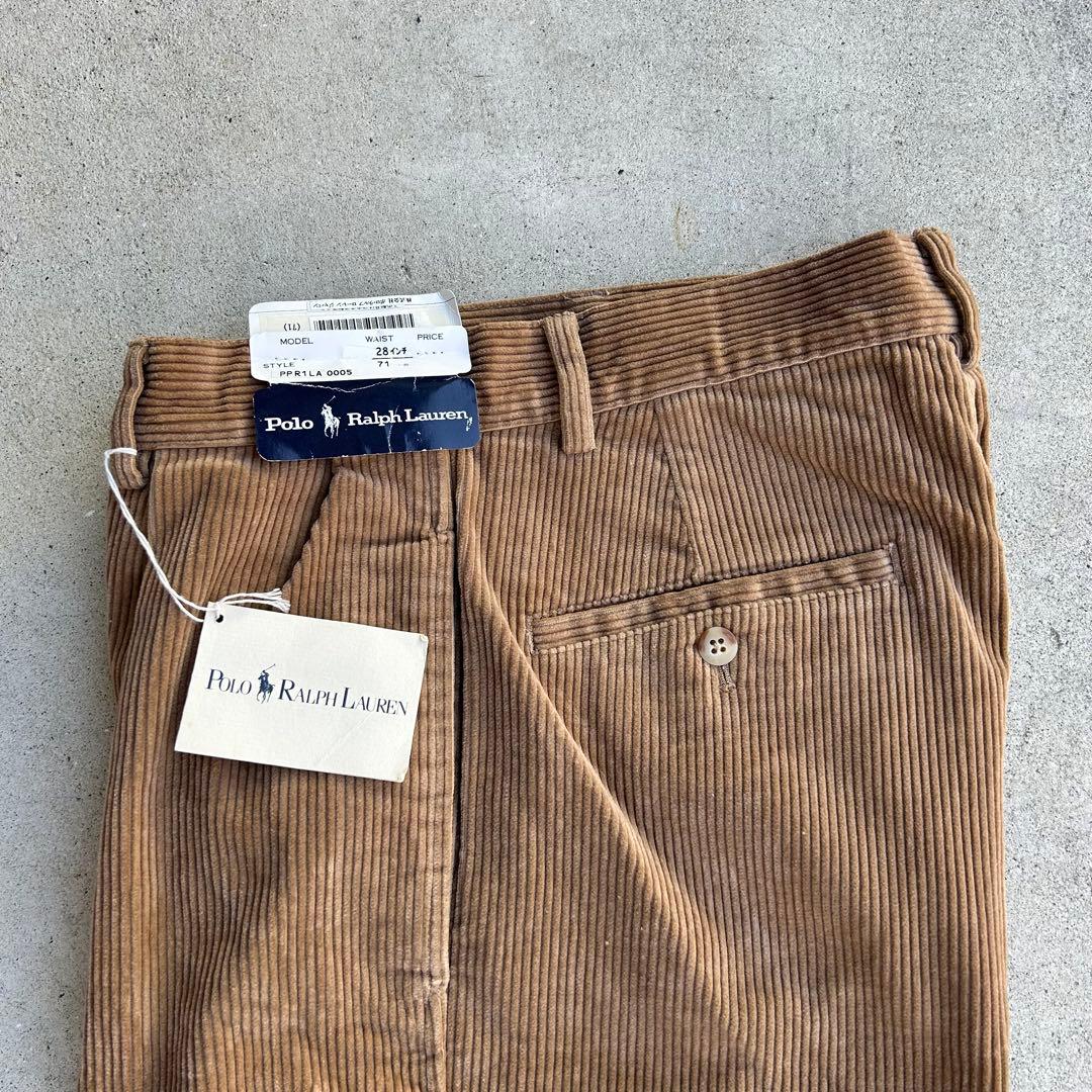 新品 90年代 POLO Ralph Lauren パンツ コーデュロイ W28