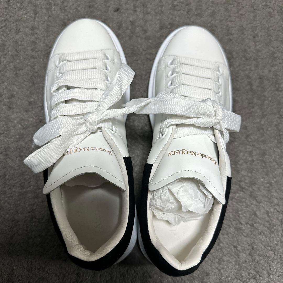 アレキサンダーマックイーン【正規品・新品】 白x黒 スニーカー