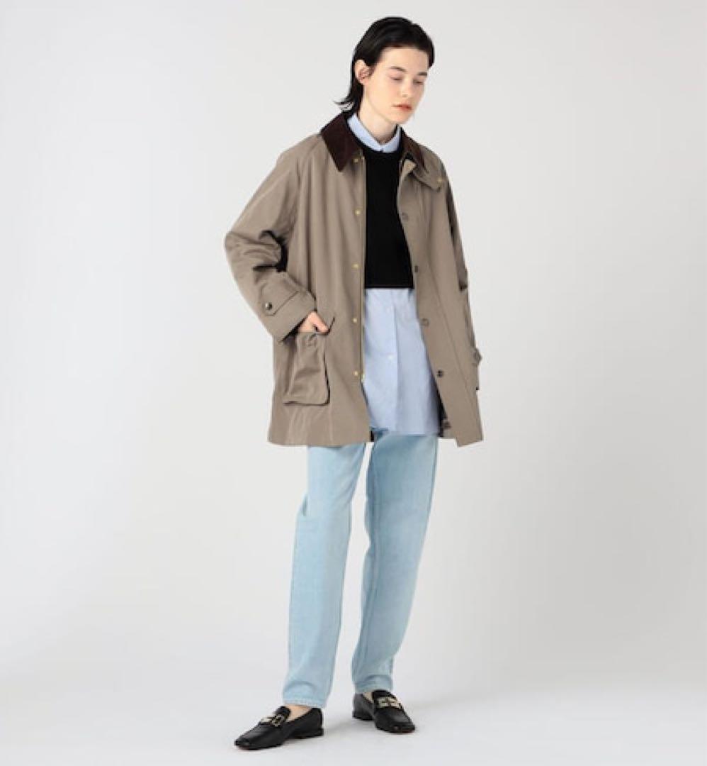 【新品タグ付】ハーフコート ライトベージュTOMORROWLAND ¥39600