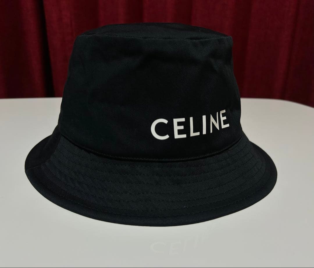 【M＿R】CELINE セリーヌ　バケットハット Sサイズ