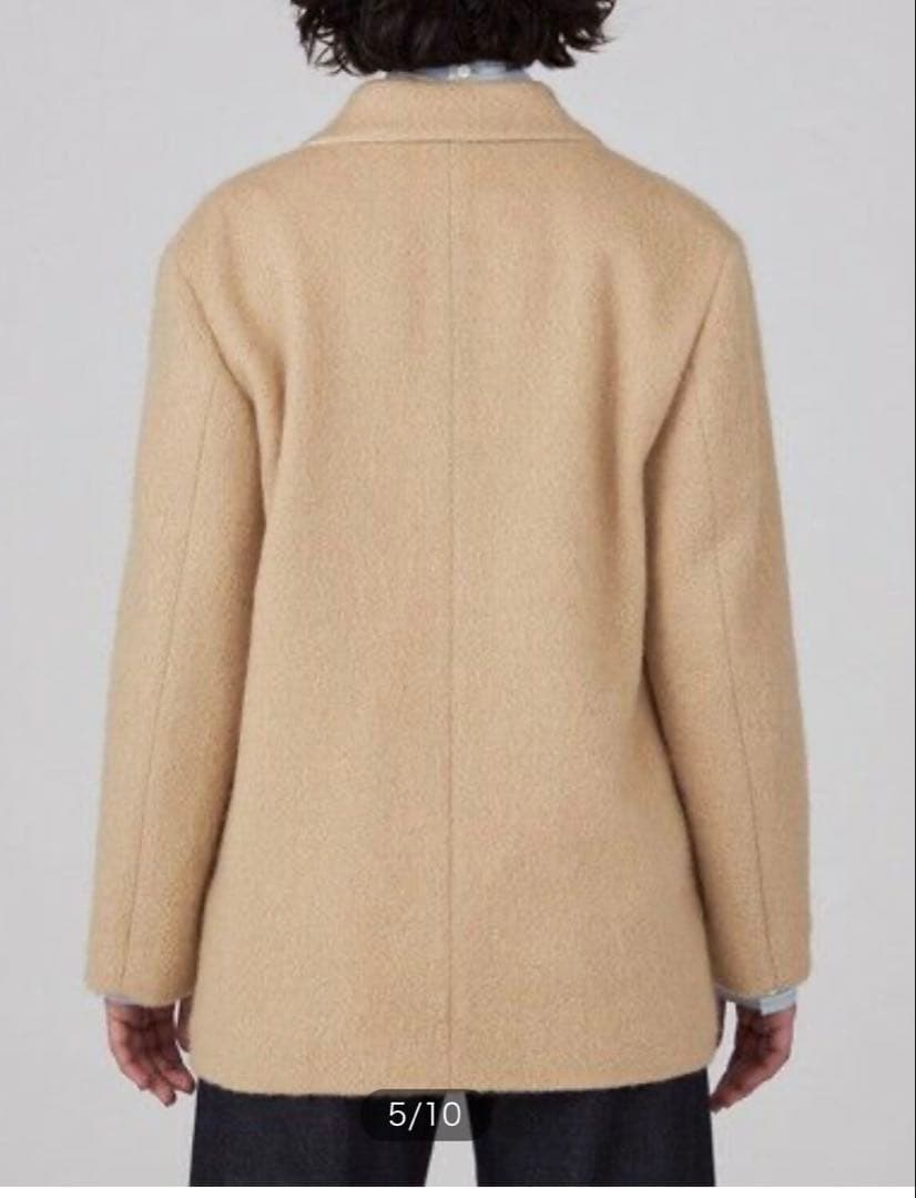 ⭐︎みこ12⭐︎美品⭐︎クリーニング済⭐︎モヘヤシャギー ダブルジャケット