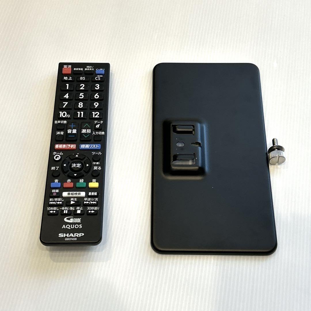 2024年製SHARP AQUOS 19型液晶テレビ 2T-C19DE-B