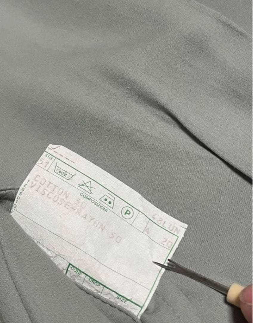 た*ん様 1990s Giorgio Armani レーヨン スラックス 古着