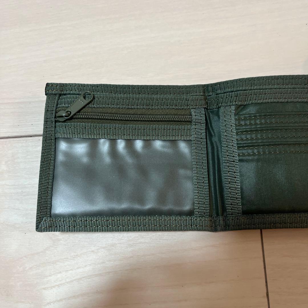 【美品】PORTER ポーター　カプセル　二つ折り財布　カーキ