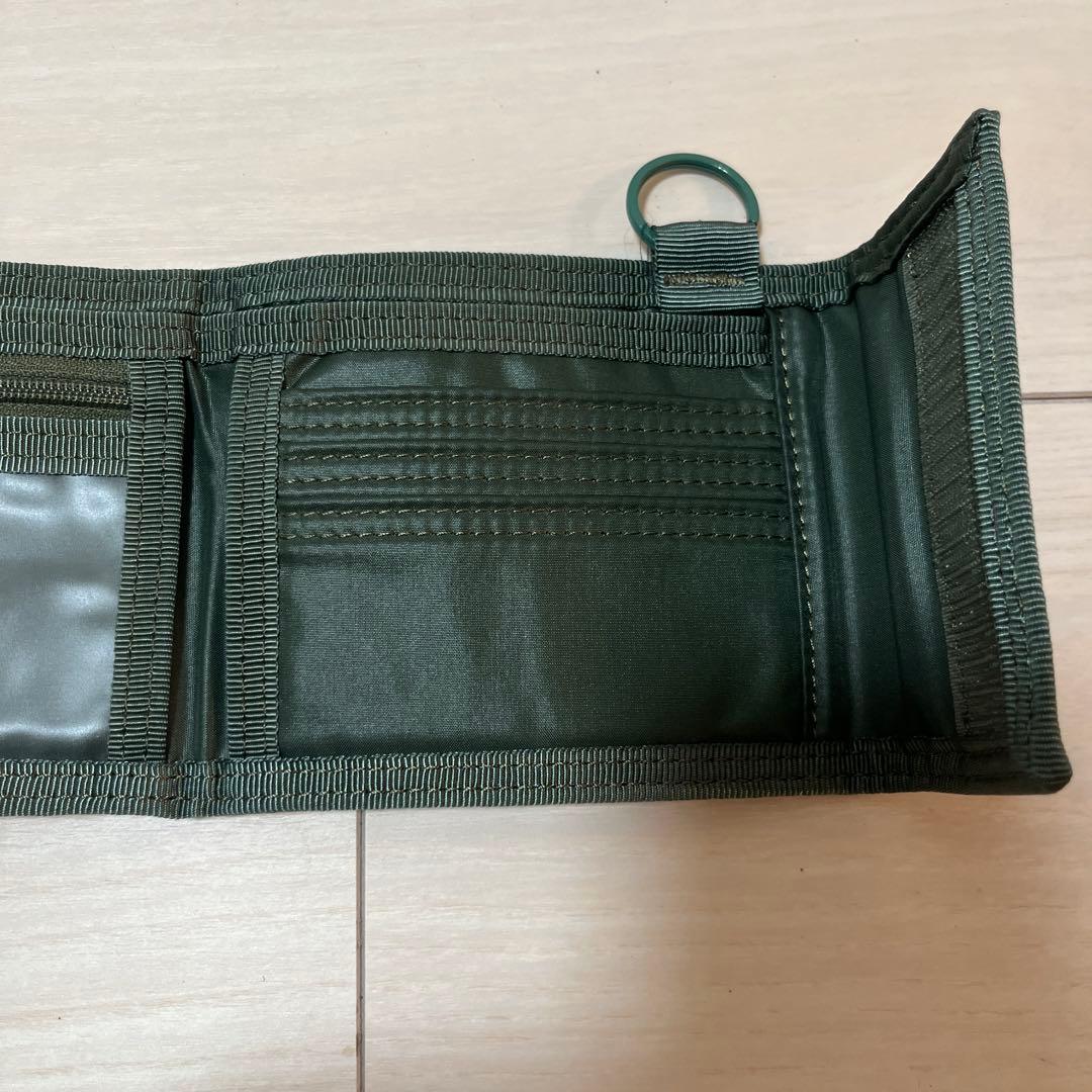 【美品】PORTER ポーター　カプセル　二つ折り財布　カーキ