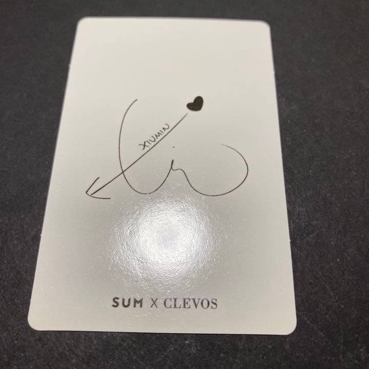 exo シウミン　xiumin トレカ　カード　ウェットティッシュ