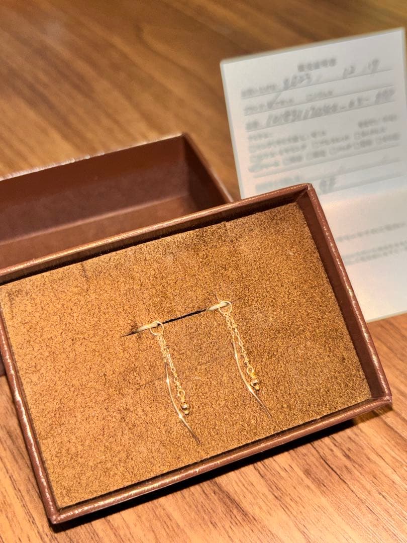 アガット　K10ピアスチャーム