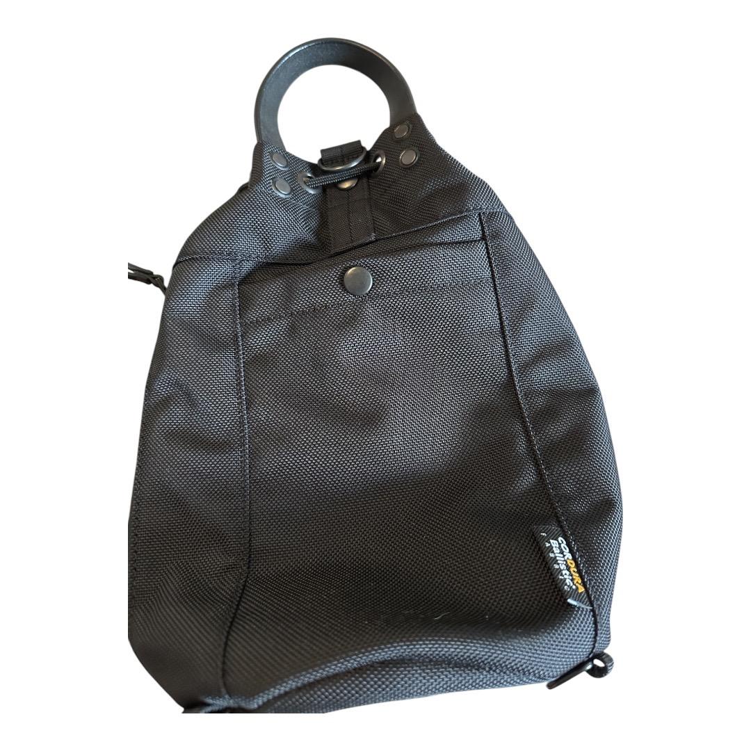 美品 カワニシカバン bov ボブ コーデュラ 巾着型 バッグ ボンサック