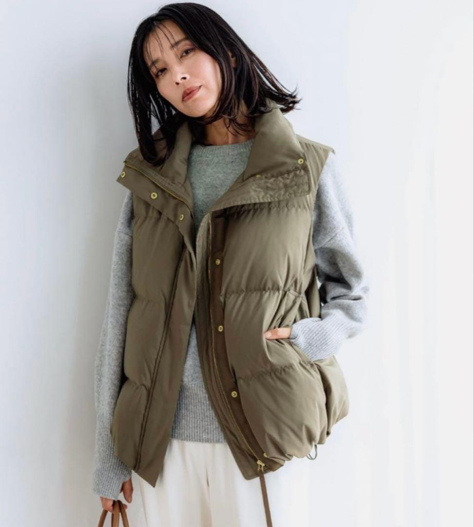 新品タグ付 BARNYARDSTORM テントダウンベスト モカ M