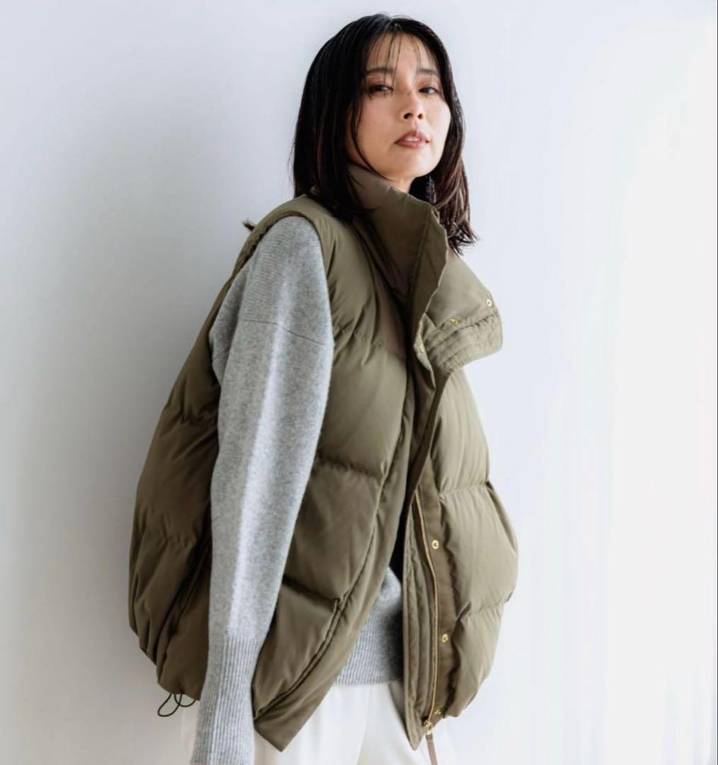 新品タグ付 BARNYARDSTORM テントダウンベスト モカ M