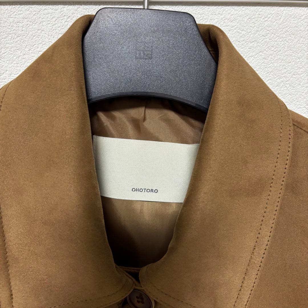 ジャケット・アウター ohotoro Henry Suede Jacket beige