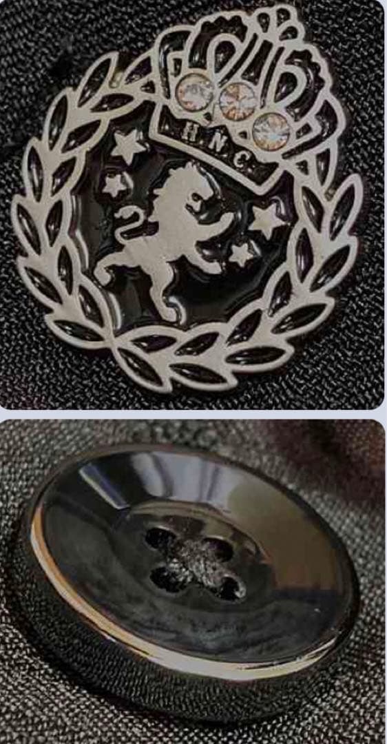 【極美品】ヒロミチナカノ フォーマルスーツ 160 卒業式 ブラック6点セット