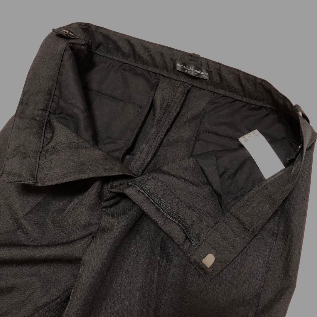 【極美品】ヒロミチナカノ フォーマルスーツ 160 卒業式 ブラック6点セット