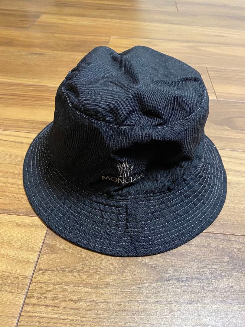 【希少】MONCLER モンクレール モンクレー ブラック ハット 耳あて付き