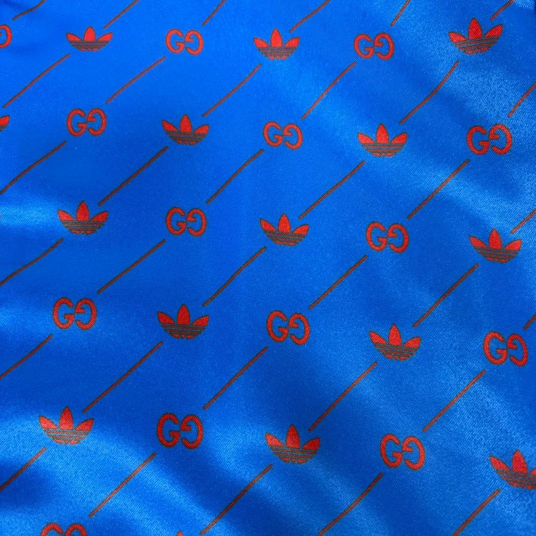 GUCCI adidas GG柄 トレフォイル ショート フード ブルゾン S