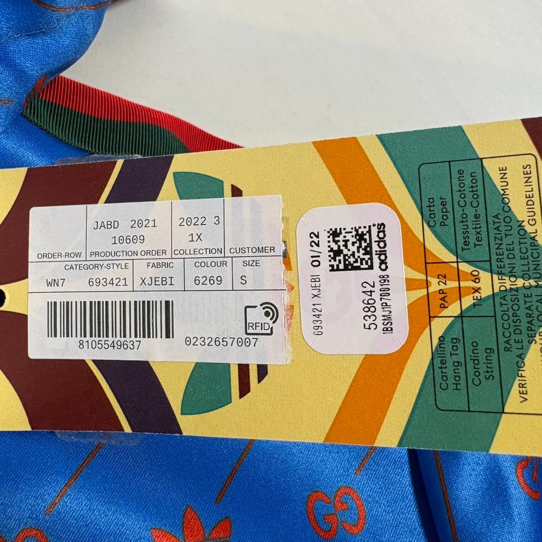 GUCCI adidas GG柄 トレフォイル ショート フード ブルゾン S