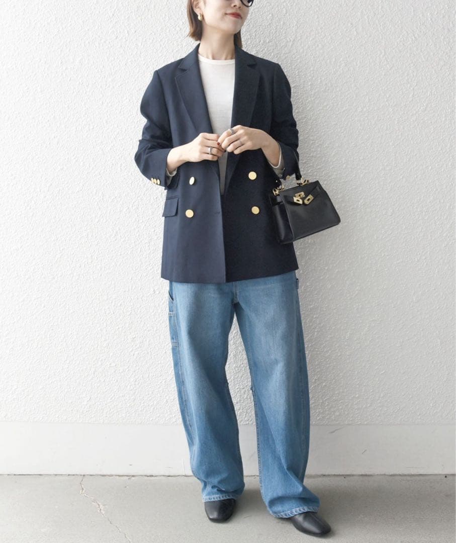 SHIPS any:〈洗濯機可能〉アイビー ブレザー ダブル ジャケット＊38