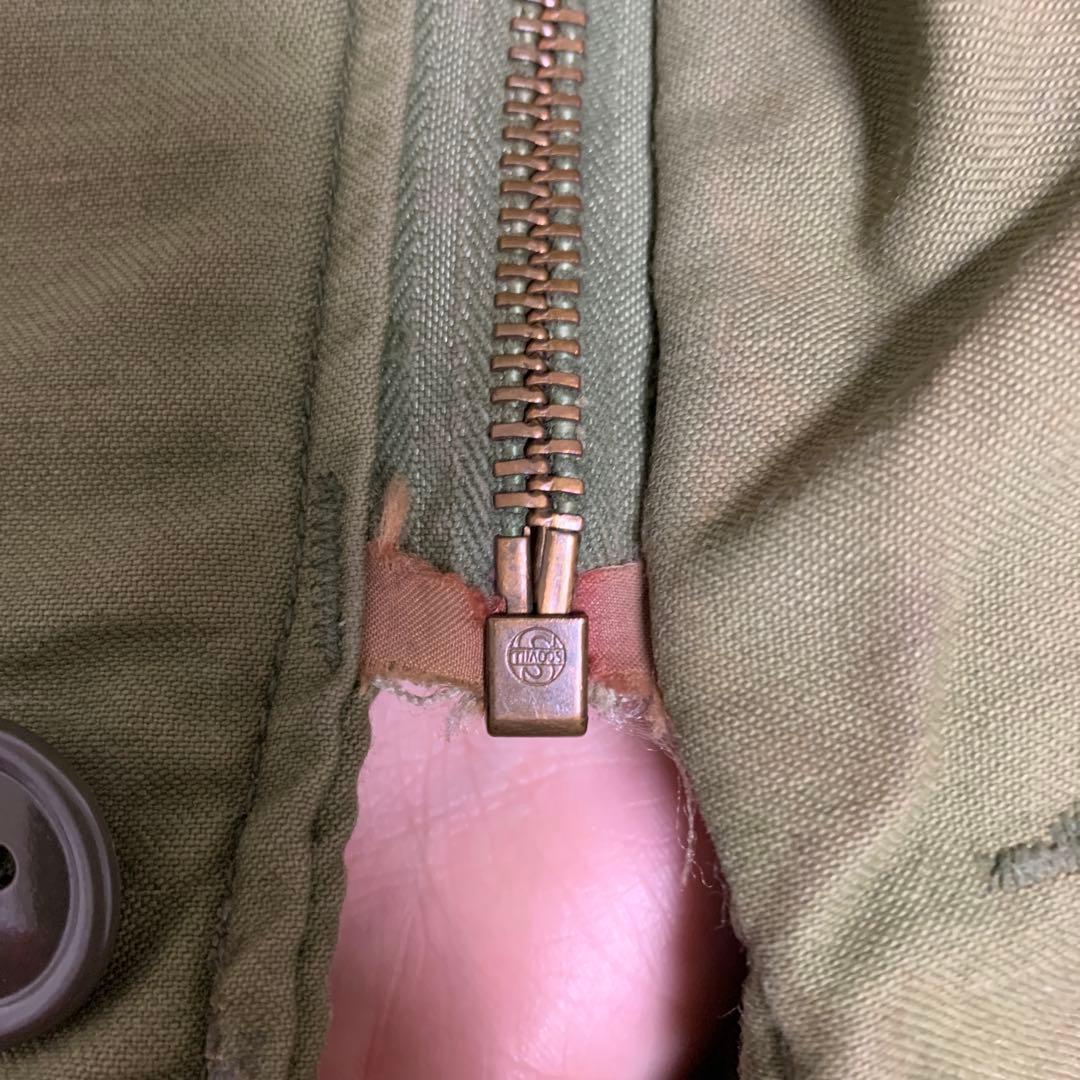 US.NAVY 70's A-2 デッキジャケット ステンシル　XL