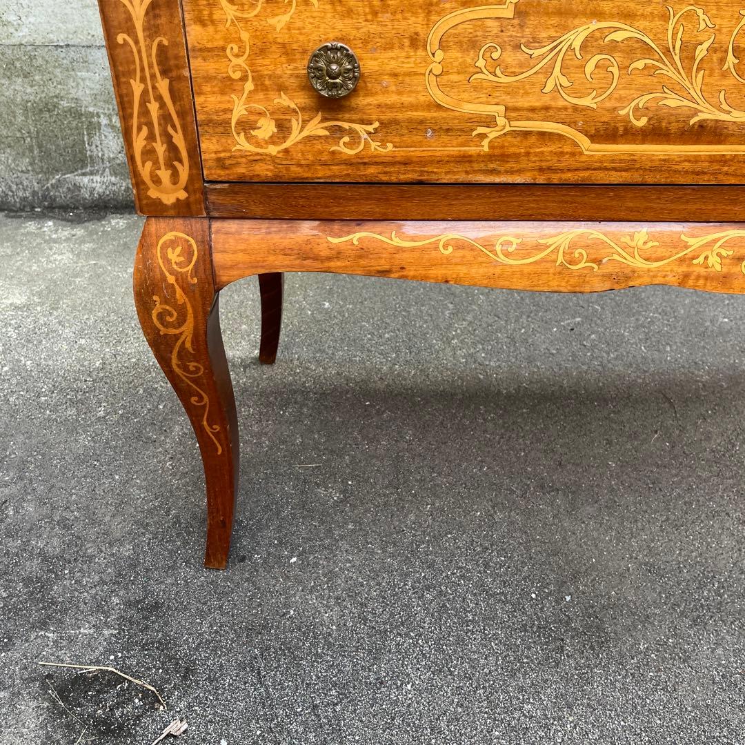 H*O様 【難あり】イタリア象嵌　レトロ ライティングビューロー デスク アンテ