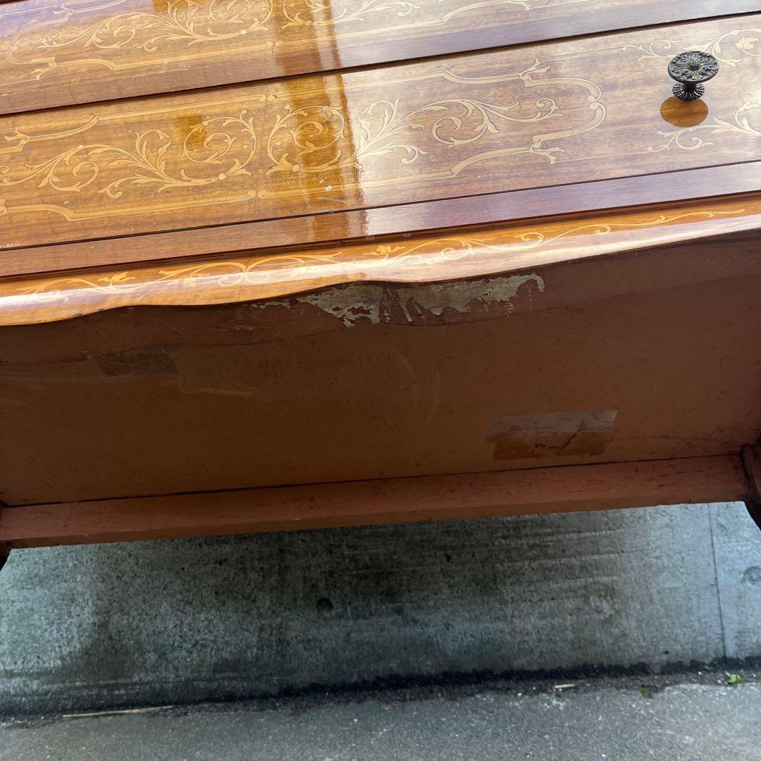 H*O様 【難あり】イタリア象嵌　レトロ ライティングビューロー デスク アンテ