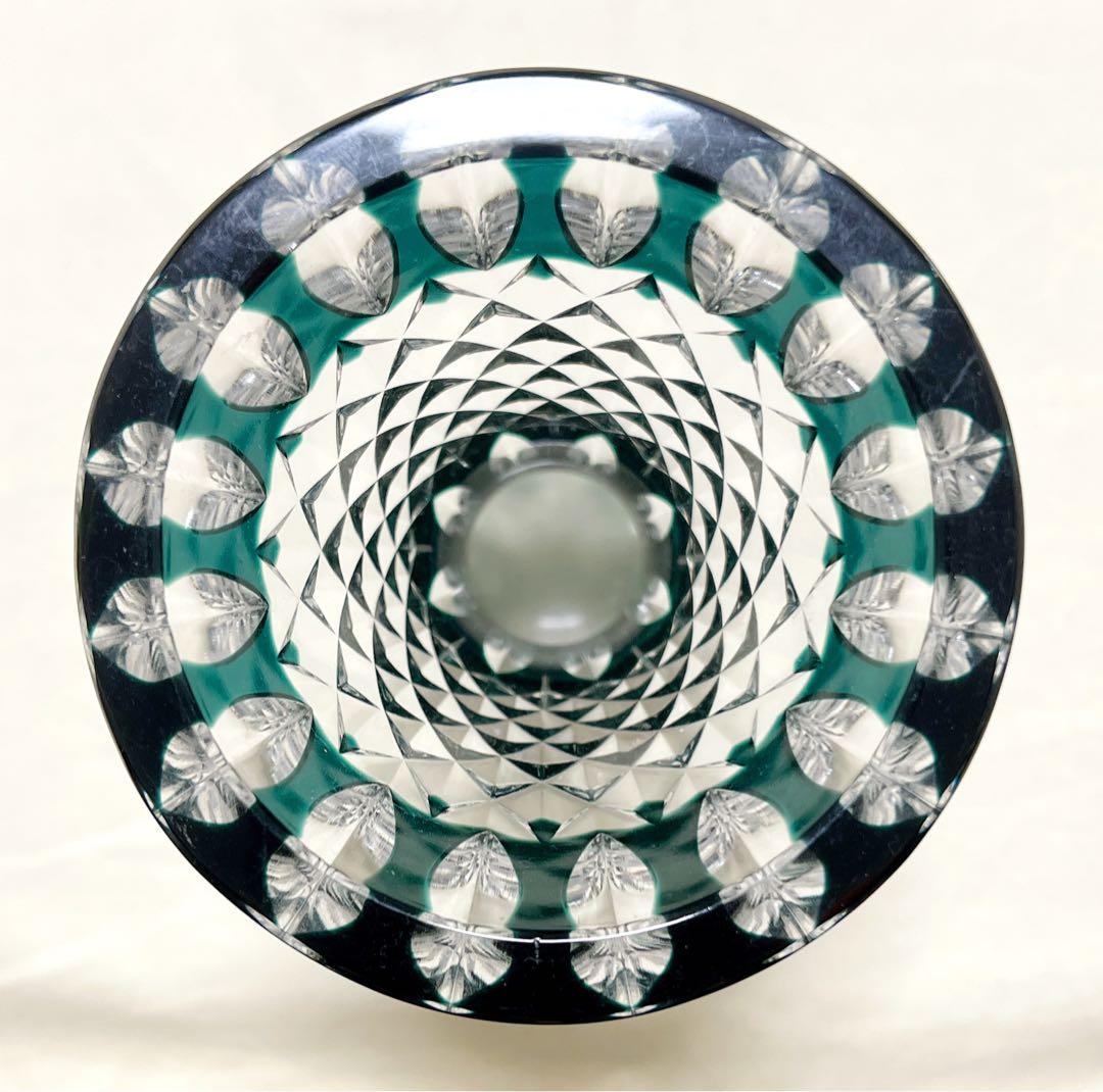 ベルギー王室御用達　val saint lambert　クリスタルガラス花瓶