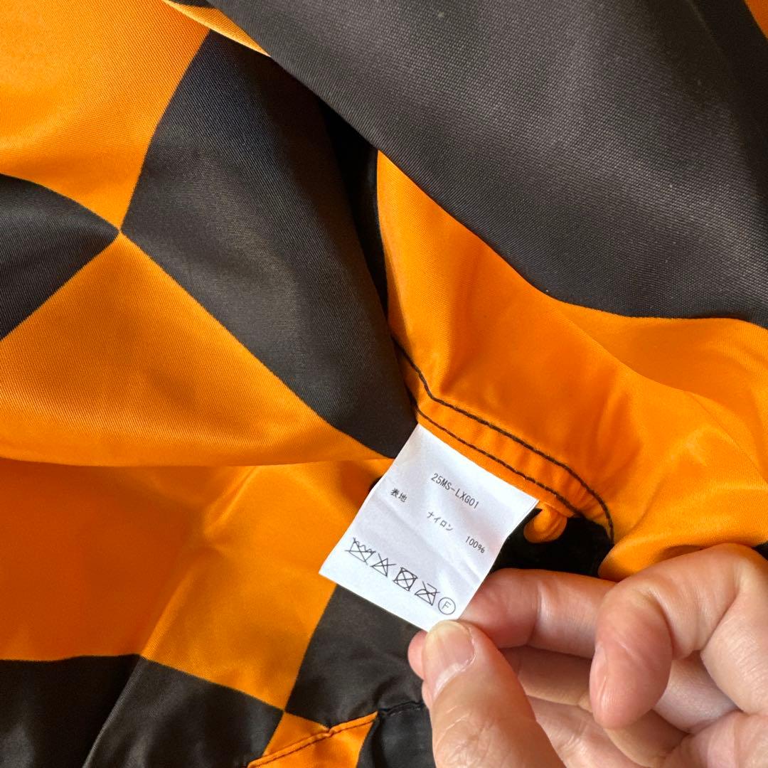 MサイズG-1 ラインクルーマンジャケット オレンジsimons