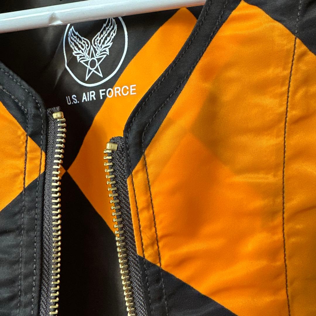 MサイズG-1 ラインクルーマンジャケット オレンジsimons