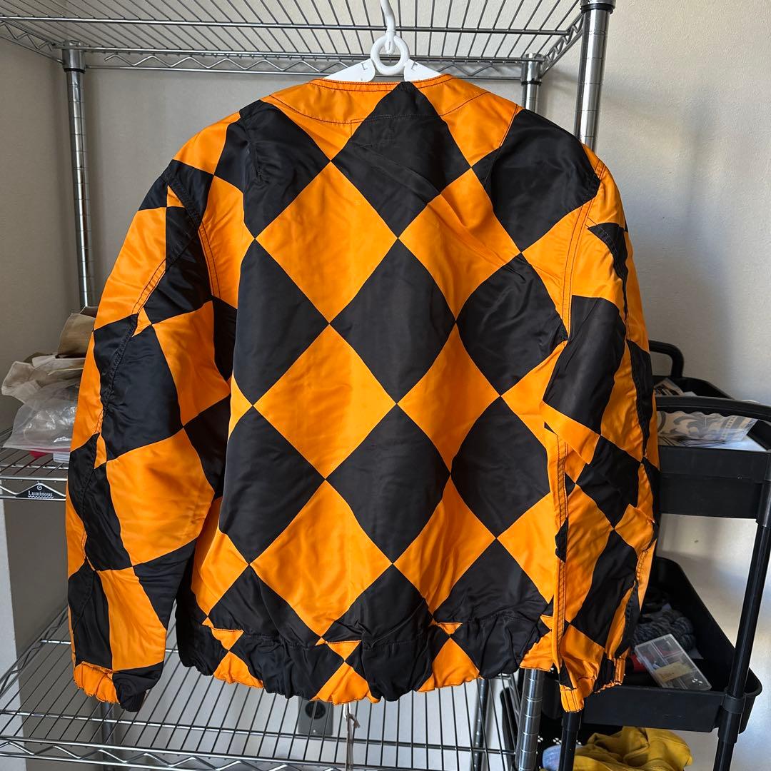 MサイズG-1 ラインクルーマンジャケット オレンジsimons