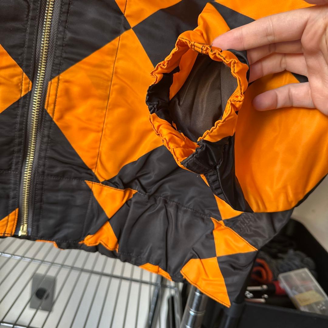 MサイズG-1 ラインクルーマンジャケット オレンジsimons