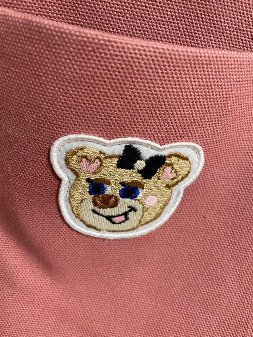 フェイラー　FEILER オールドテディワッペントートバッグ　Lサイズ ピンク