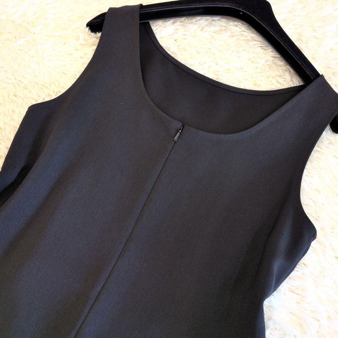 日本製★FOXEY　チュニック　フリル　花柄レース　光沢　40