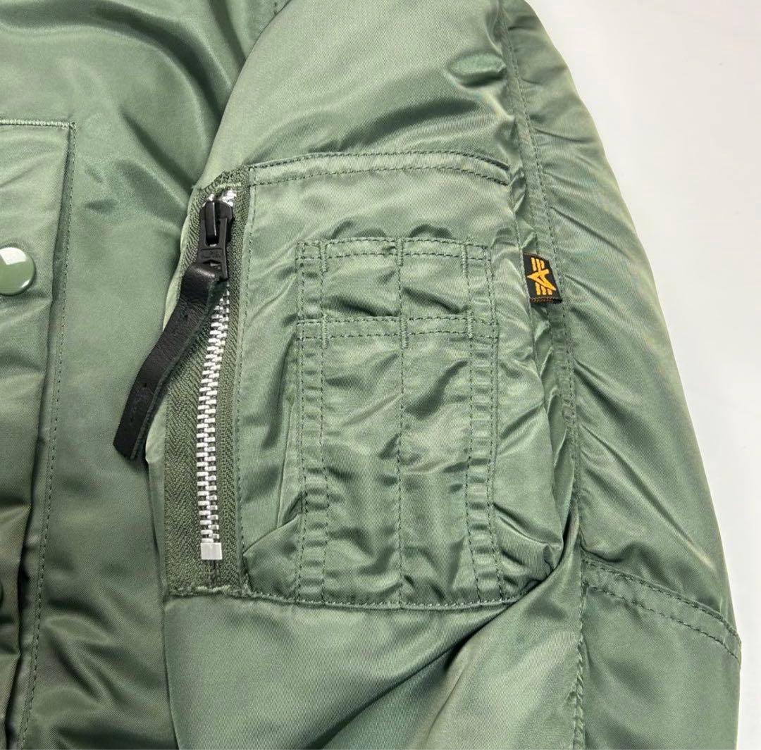 アルファインダストリーズN3Bフライトジャケット ミリタリ