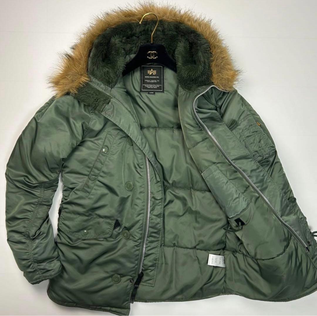 アルファインダストリーズN3Bフライトジャケット ミリタリ