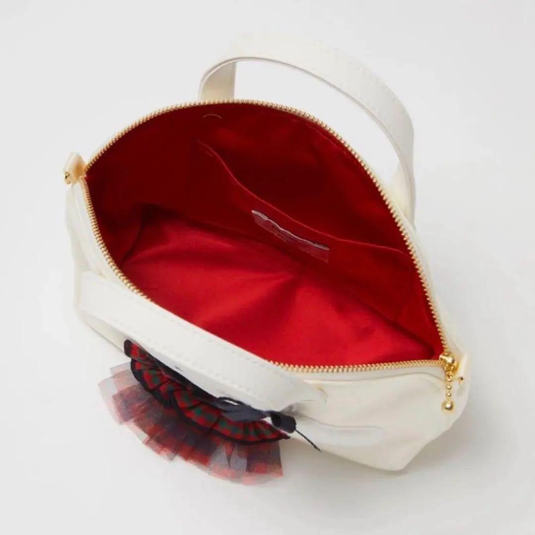 【未使用】familiar × Bibiy. プードル ミニバッグ　ホワイト