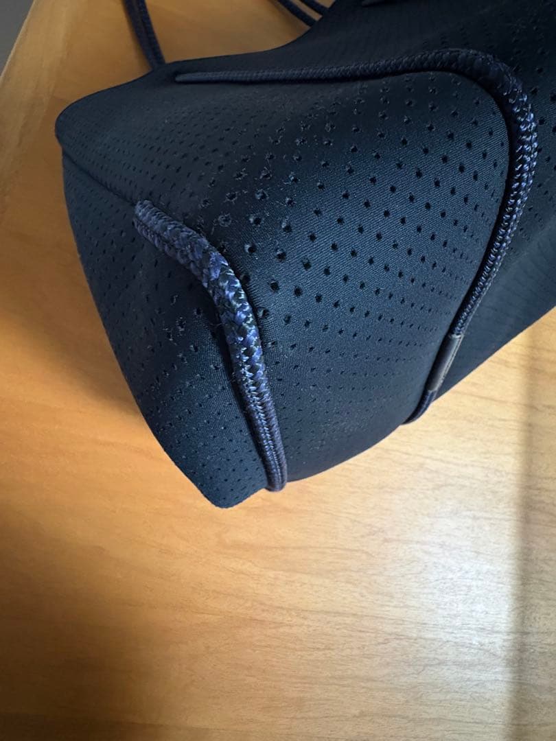 別注STATE OF ESCAPE ロンハーマン　トートバッグ大型　黒×ネイビー