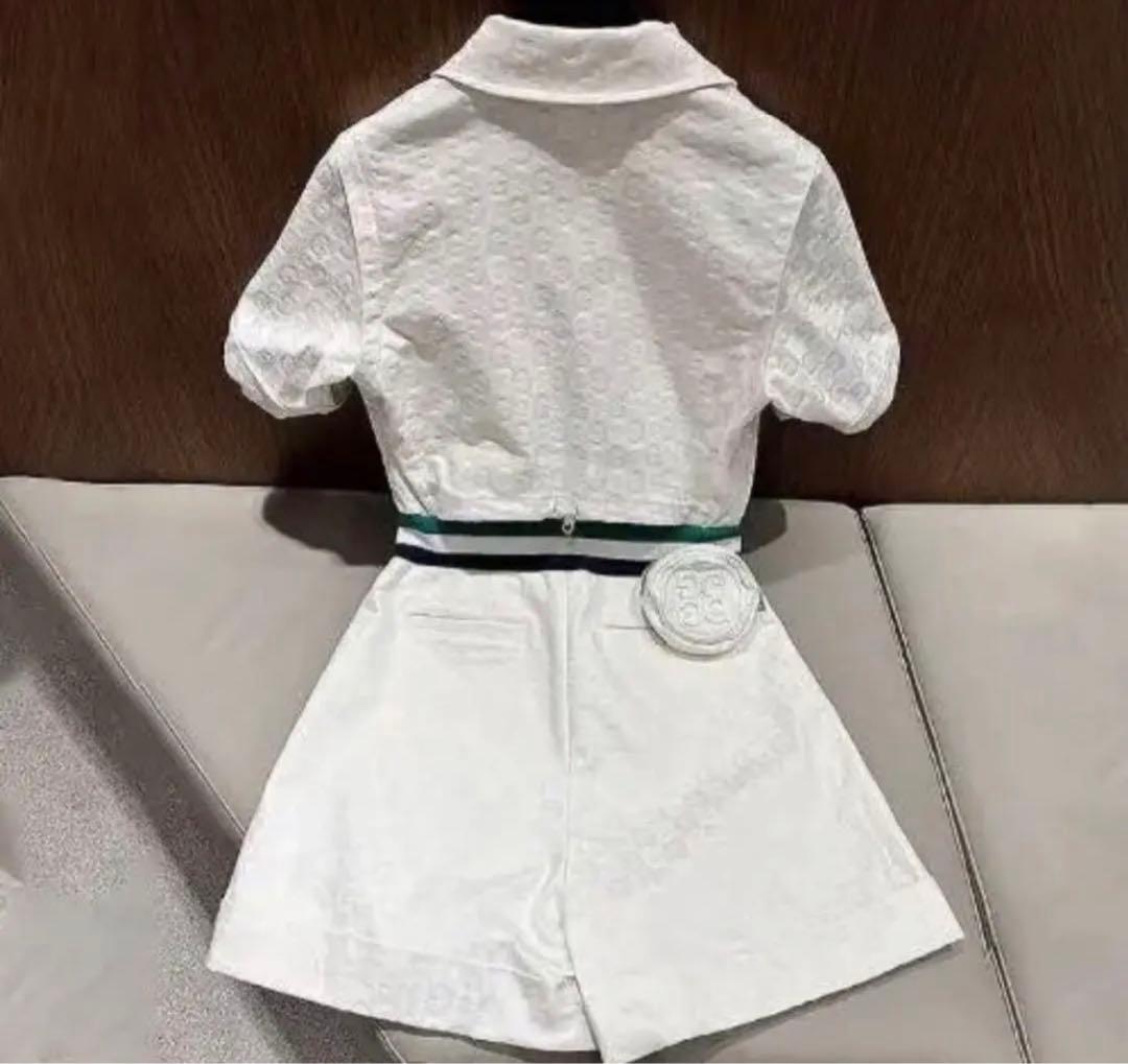 ジーフォア G/FORE ゴルフウェア ロンパース ワンピース レディース 半袖