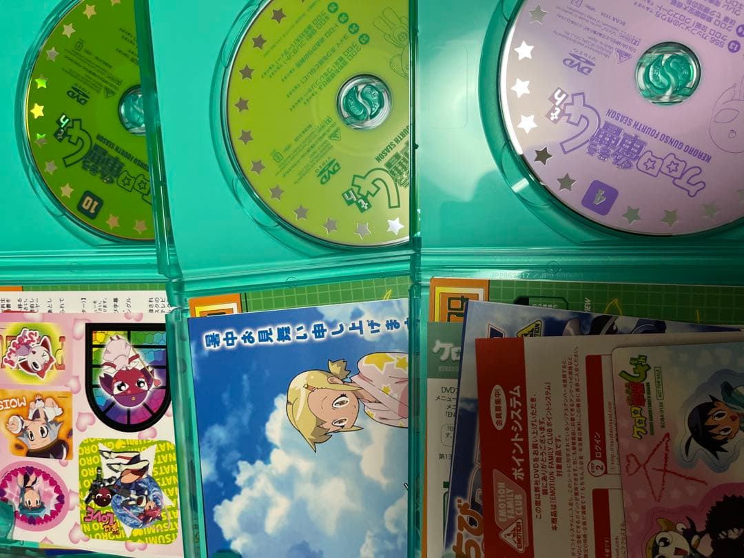 ケロロ軍曹4th.5th 1〜13 巻セット　dvd box付き 全巻