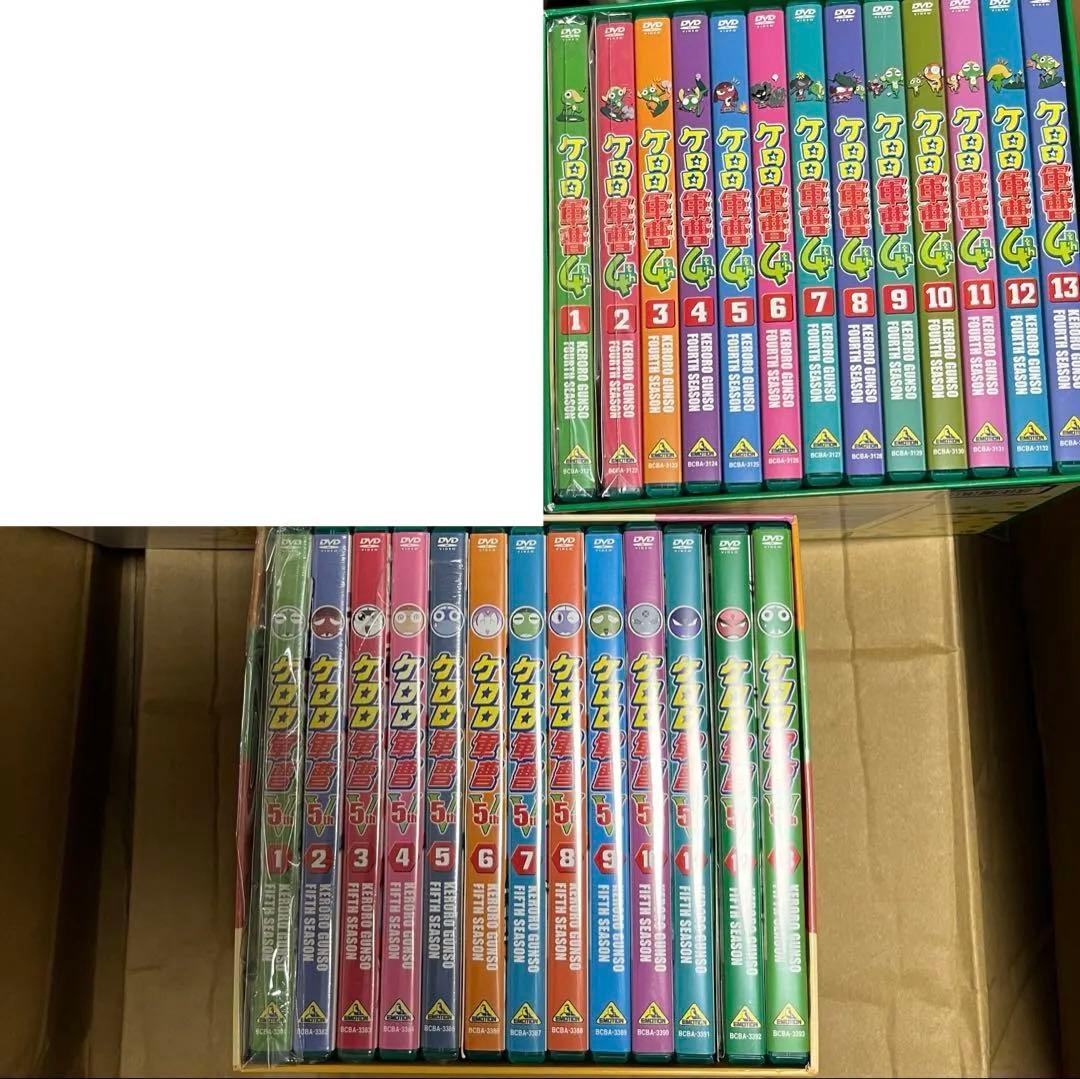 ケロロ軍曹4th.5th 1〜13 巻セット　dvd box付き 全巻