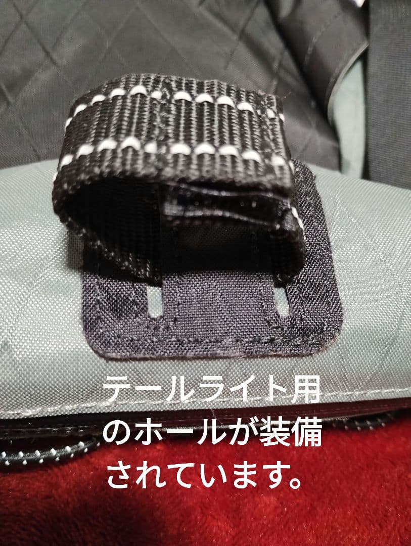 ロウロウマウンテン 自転車用 サドルバッグ バックパック機能 防水仕様