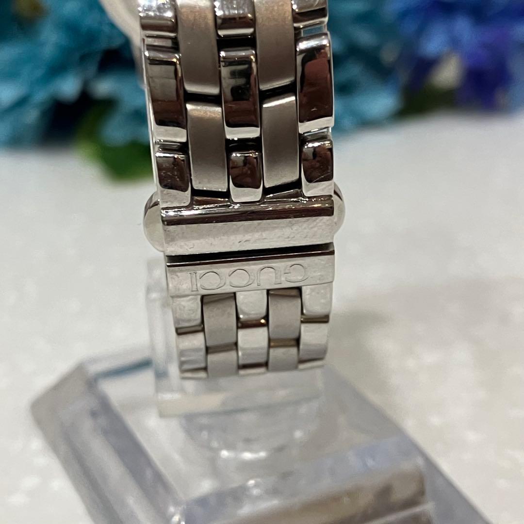 【美品】GUCCI グッチ 5500L クォーツ腕時計 ブラック　電池新品